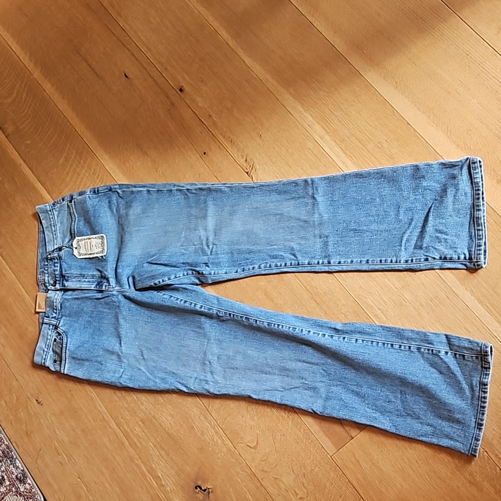 Ralph Lauren Classic Bootcut Denim Stret Jeans New with Tags Size 14, 33 inseam